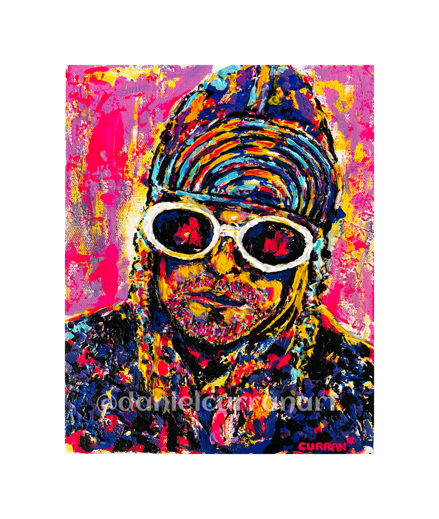 8"x 10" Kurt Print (Matted) - Daniel Curran Art
