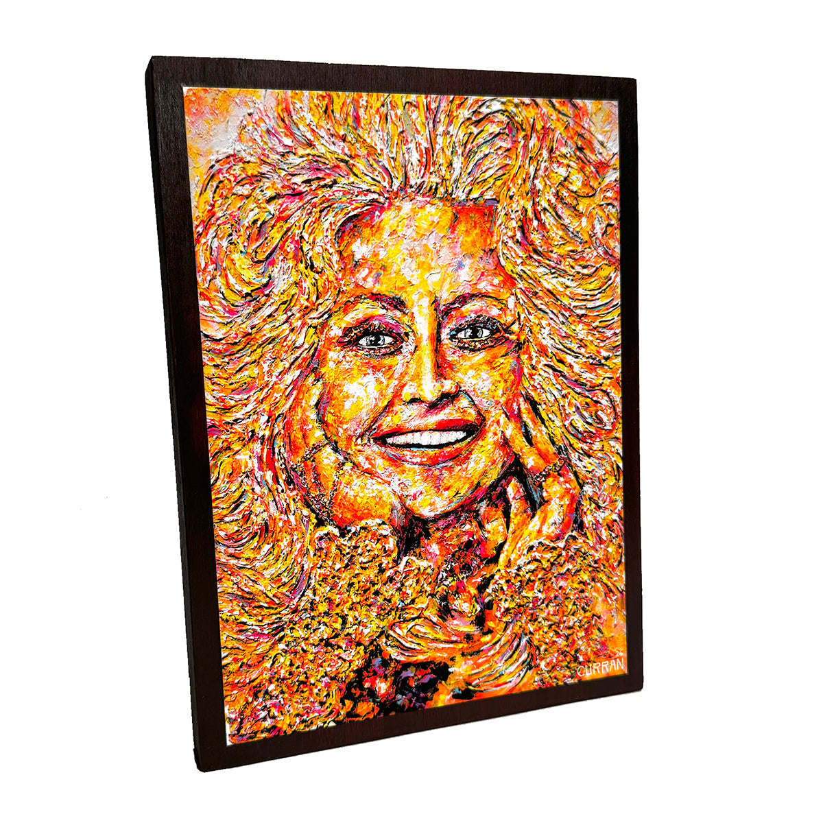 Dolly on Wood Panel