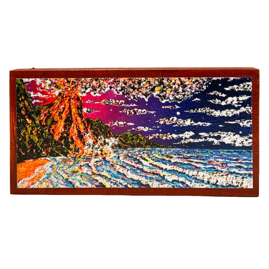 Fire on the Mountain on Wood Panel (Limited Edition)