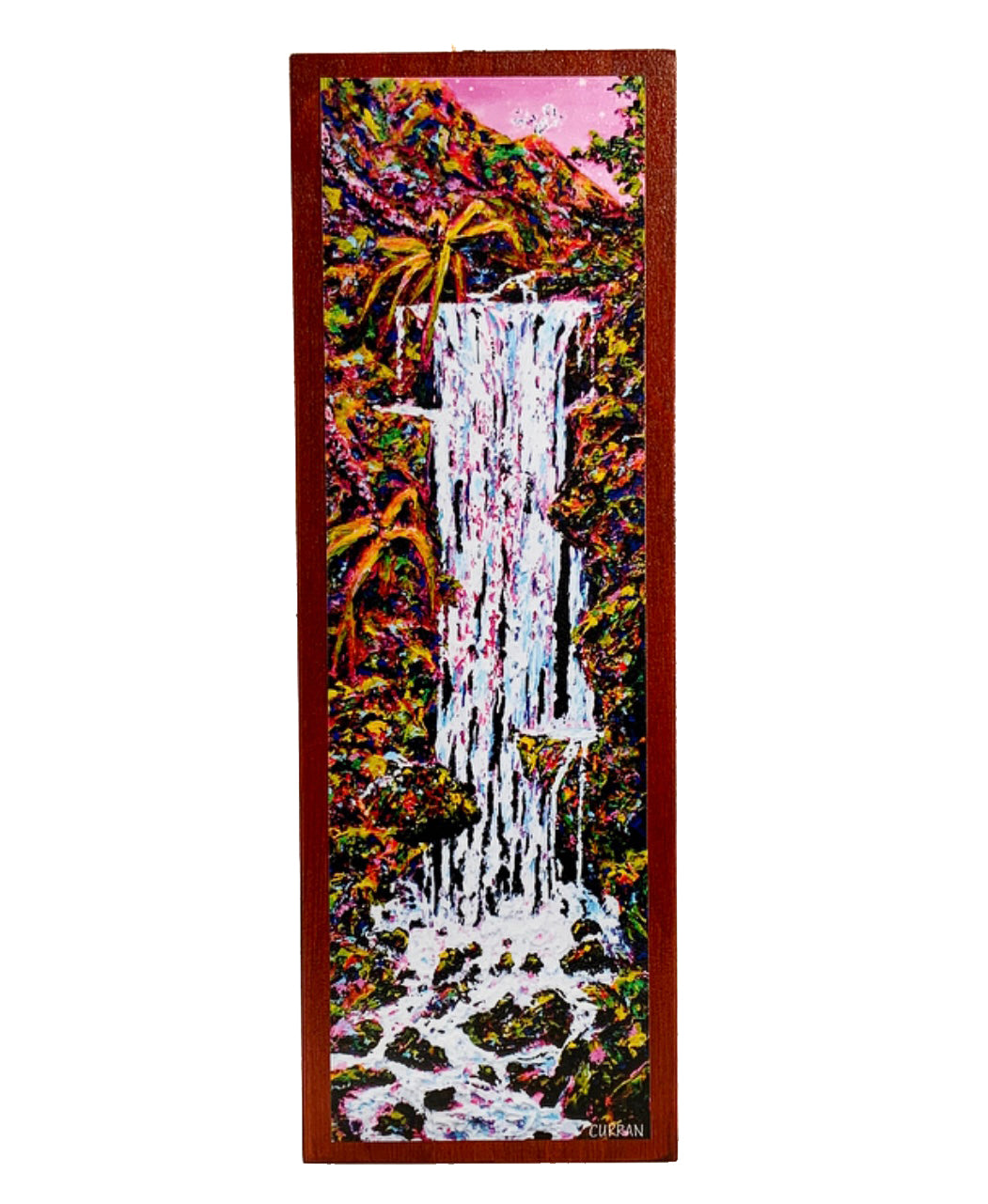 Hidden Falls on Wood Panel (Limited Edition)