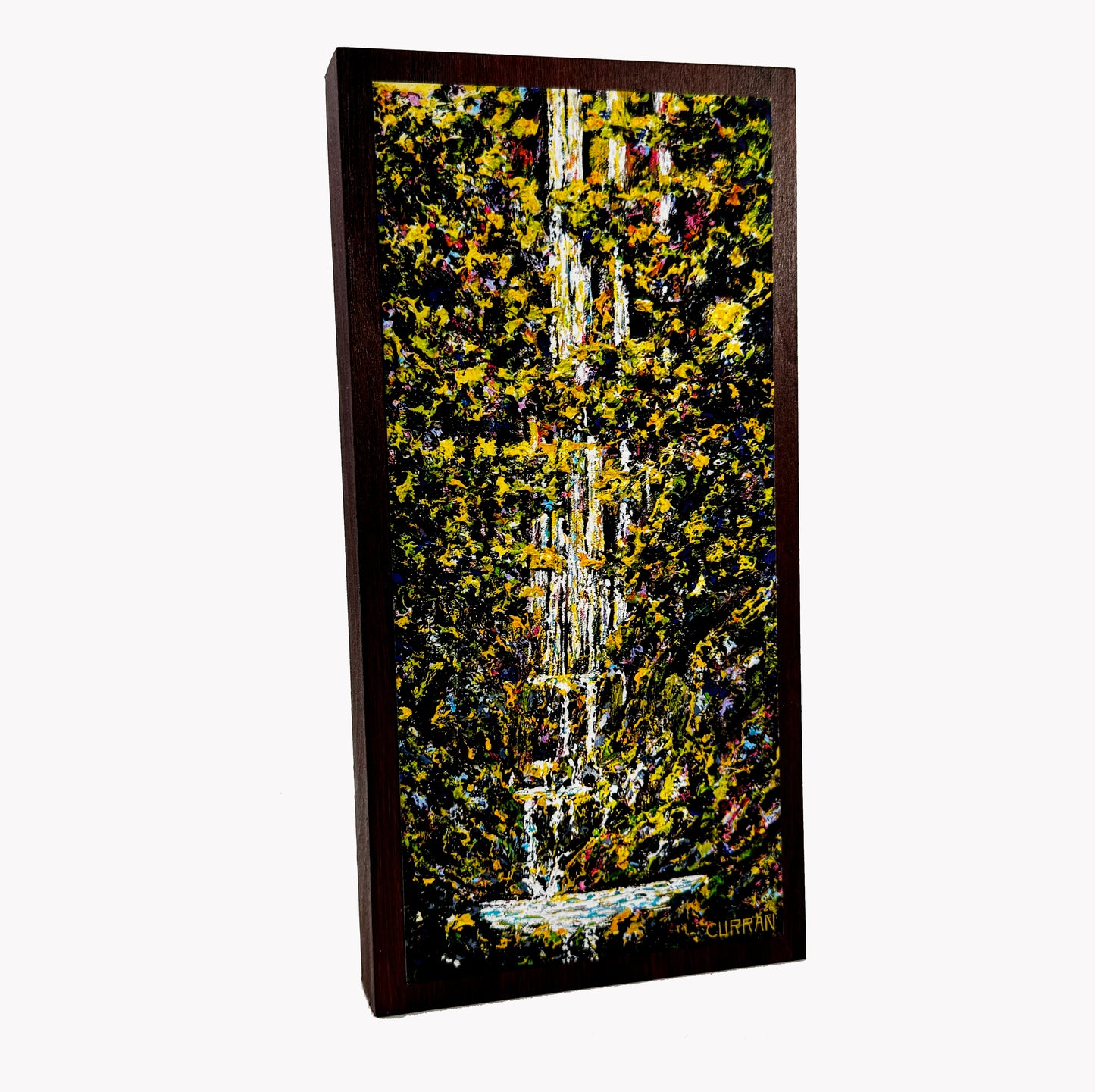 Hidden Falls on Wood Panel (Limited Edition)
