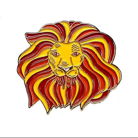 Lion Enamel Pin