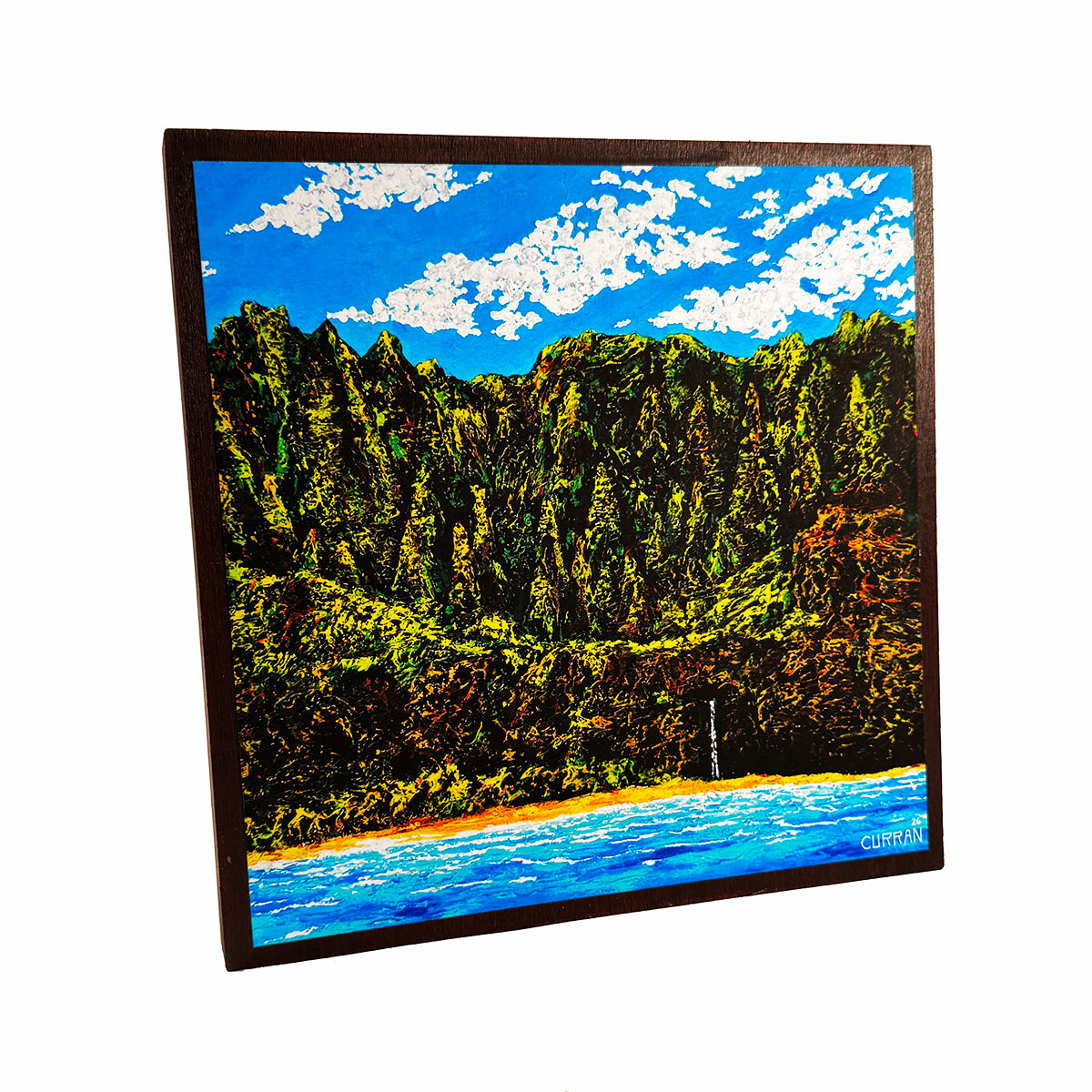 Nā Pali Coast on wood panel (Limited Edition)