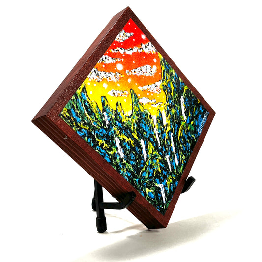 Sorcery Falls (Gold) on Wood Panel (Limited Edition)