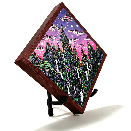 Sorcery Falls (Purple) on Wood Panel (Limited Edition)