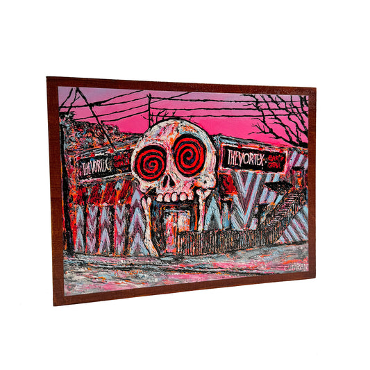 The Vortex on Wood Panel