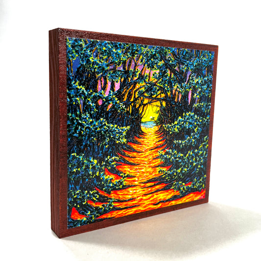 Tree Tunnel on Wood Panel (Limited Edition)