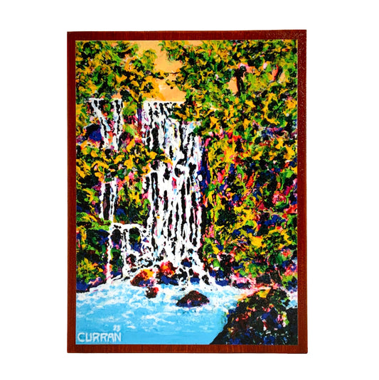 Tropical Falls on Wood Panel (Limited Edition)