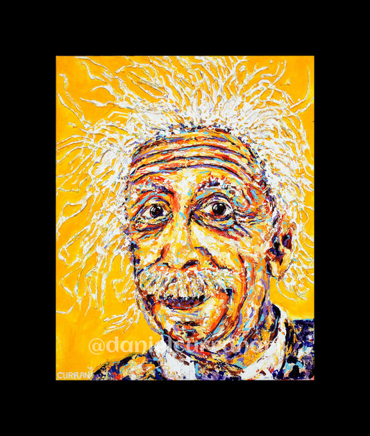 8" x 10" Albert Print (Matted) - Daniel Curran Art