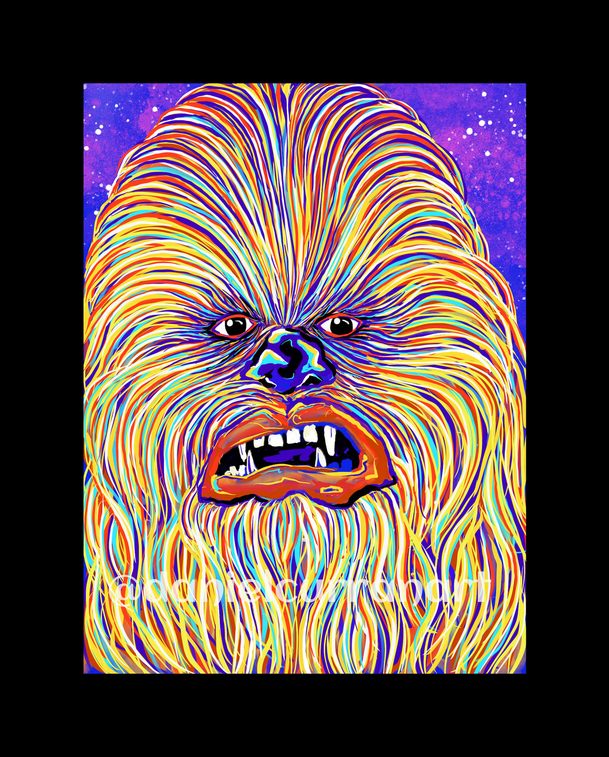 8"x 10" Chewy Print (Matted) - Daniel Curran Art