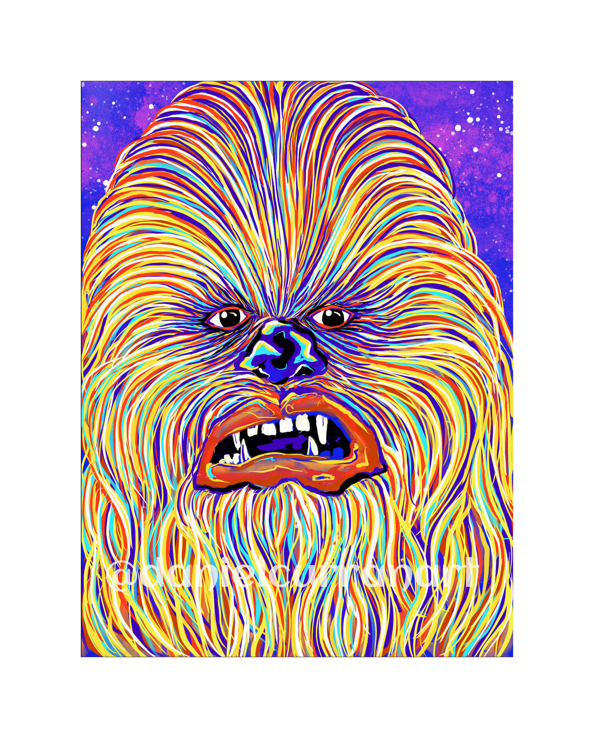 8"x 10" Chewy Print (Matted) - Daniel Curran Art