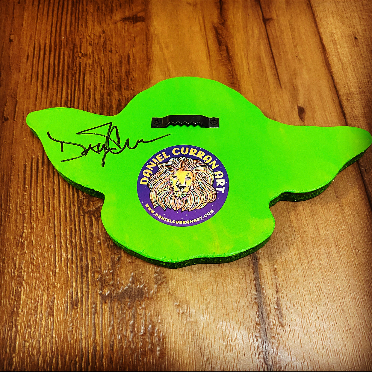 Yoda Stars Print on Wood - Daniel Curran Art