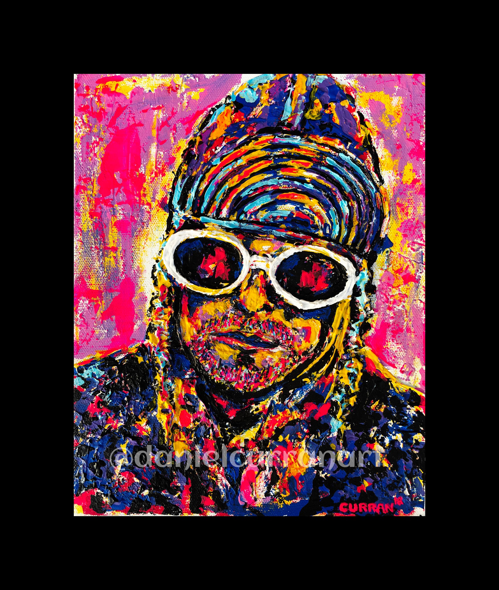 5"x 7" Kurt Print (Matted) - Daniel Curran Art