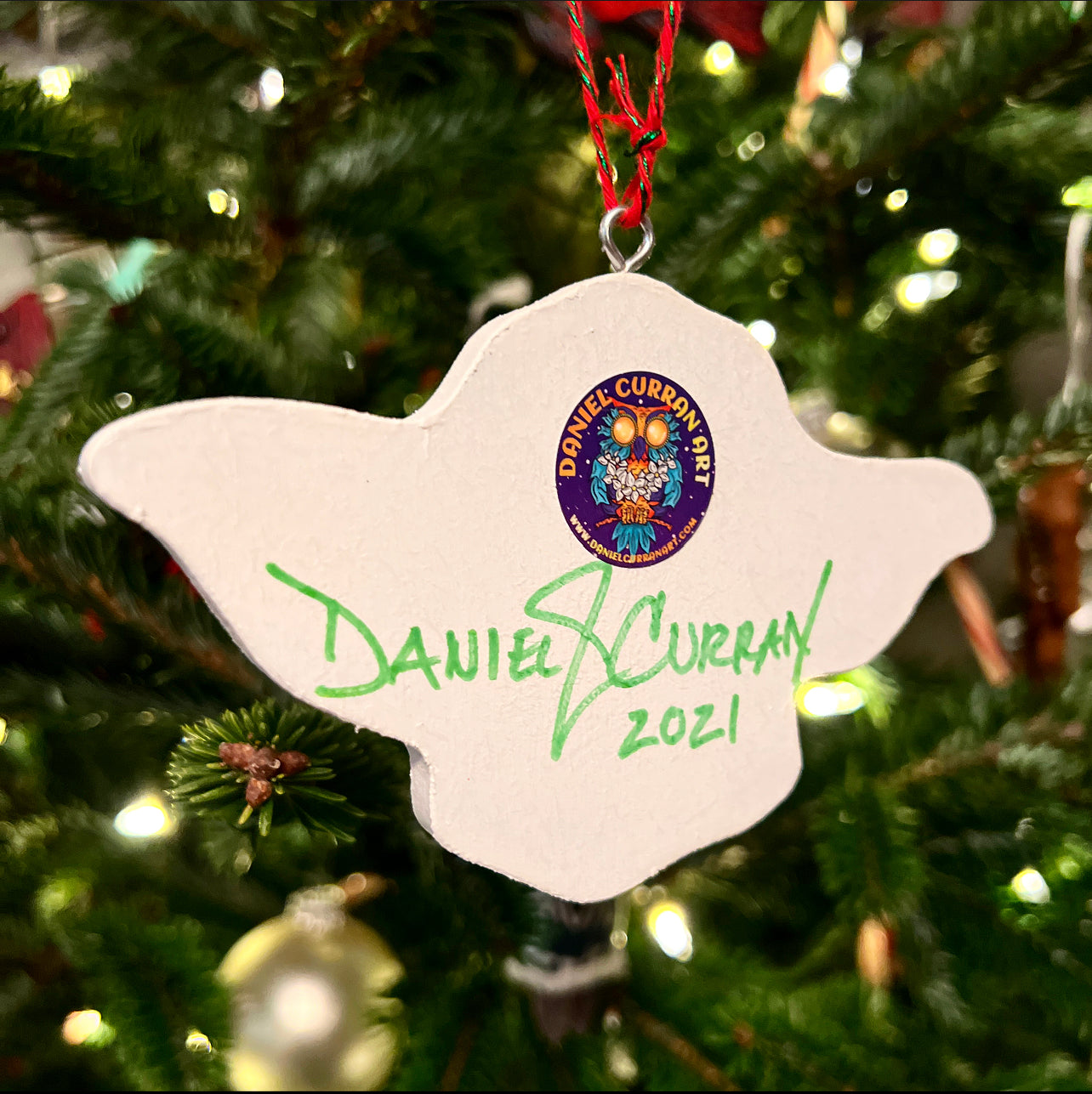 Yoda 2021 Ornament - Daniel Curran Art